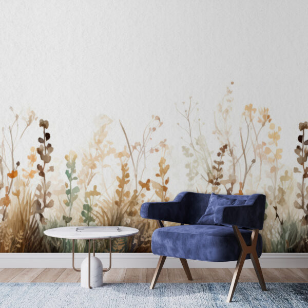 Fotomurales Fotomurales Un cuadro de hierba y flores (SKU: u97870)