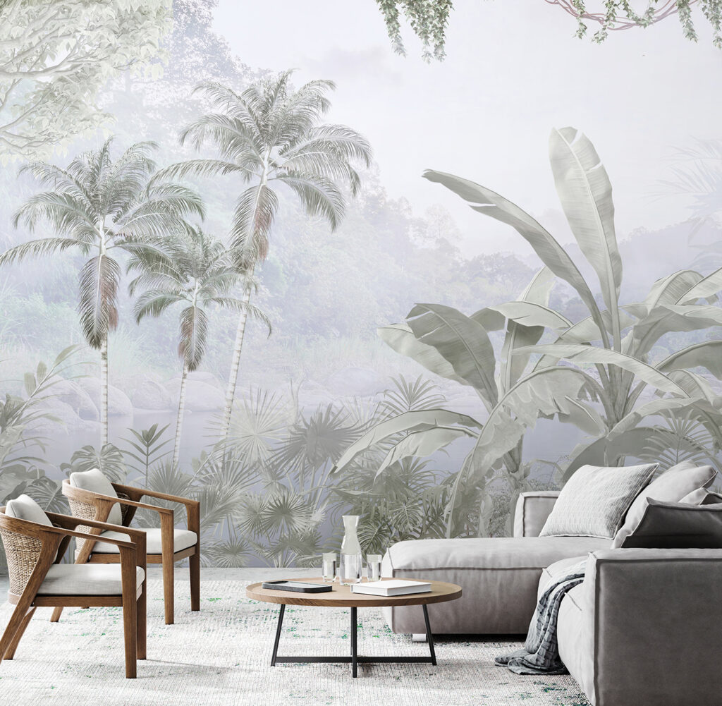 A group of palm trees