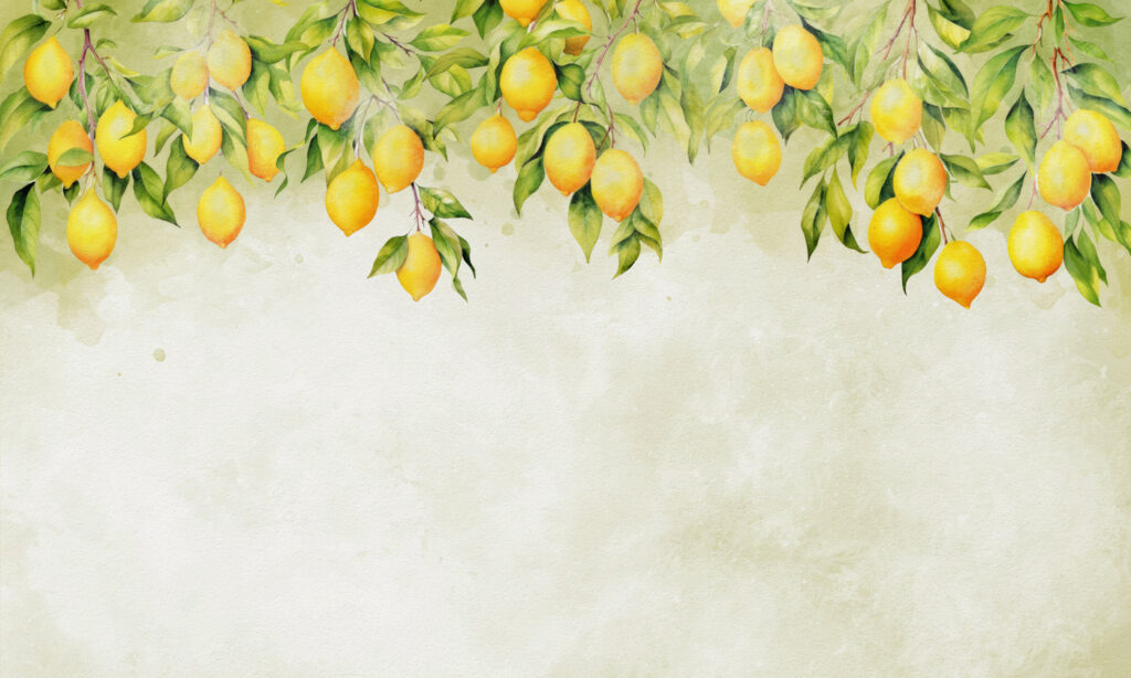 Un grupo de limones en un árbol Un grupo de limones en un árbol