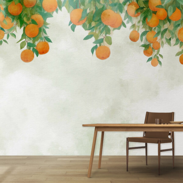 Naranjas en la rama de un árbol Naranjas en la rama de un árbol