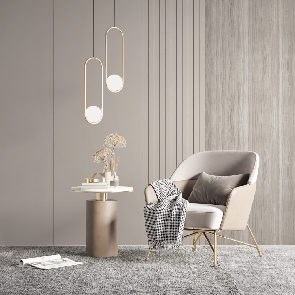 Textured surfaces in neutral tones