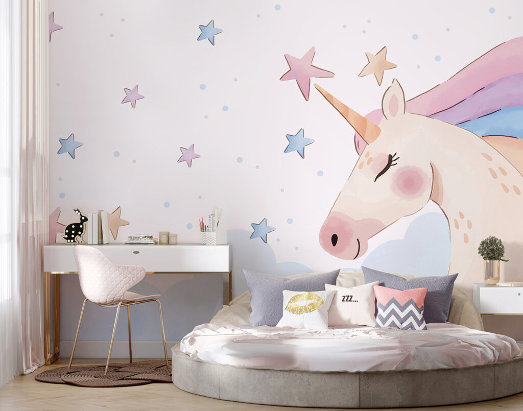Un unicornio con estrellas y nubes u97532pir3 1024x805 - Un unicornio con estrellas y nubes