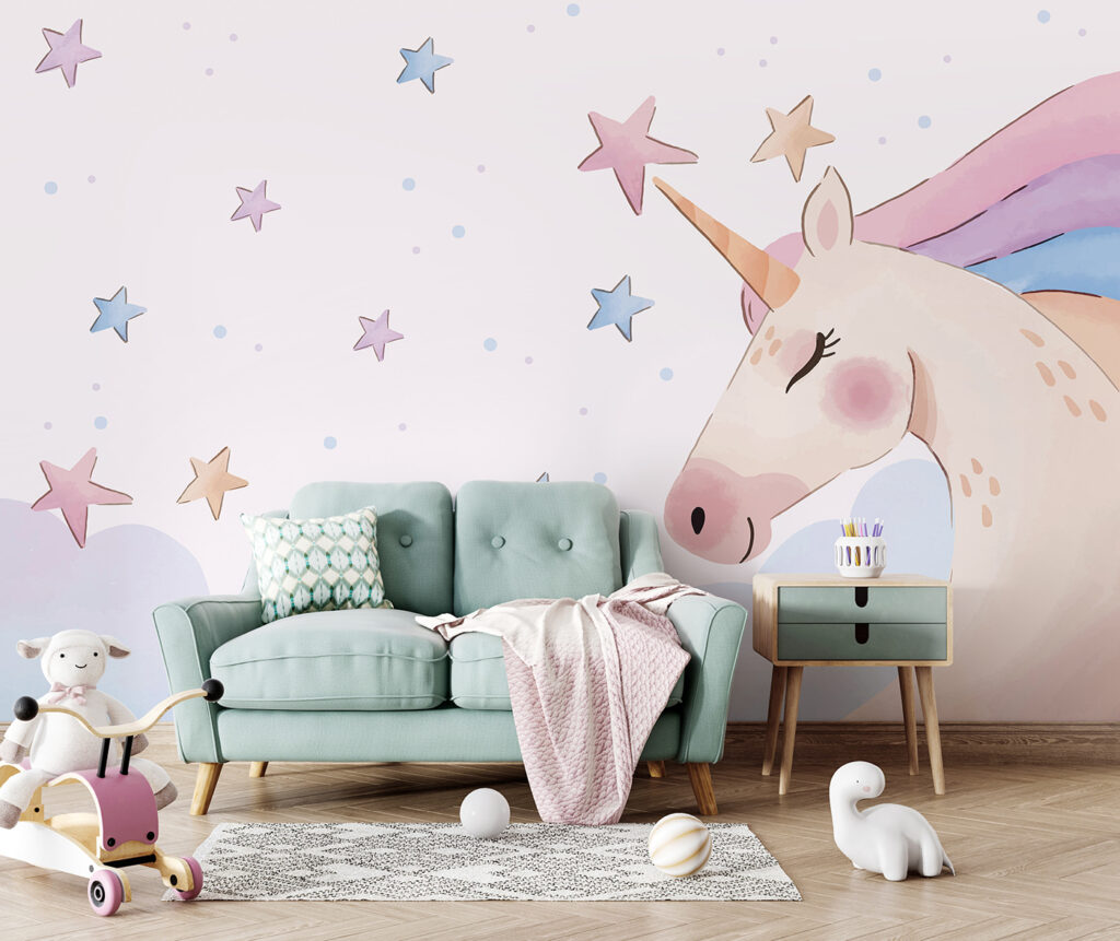 Un unicornio con estrellas y nubes u97532pir1 1024x861 - Un unicornio con estrellas y nubes