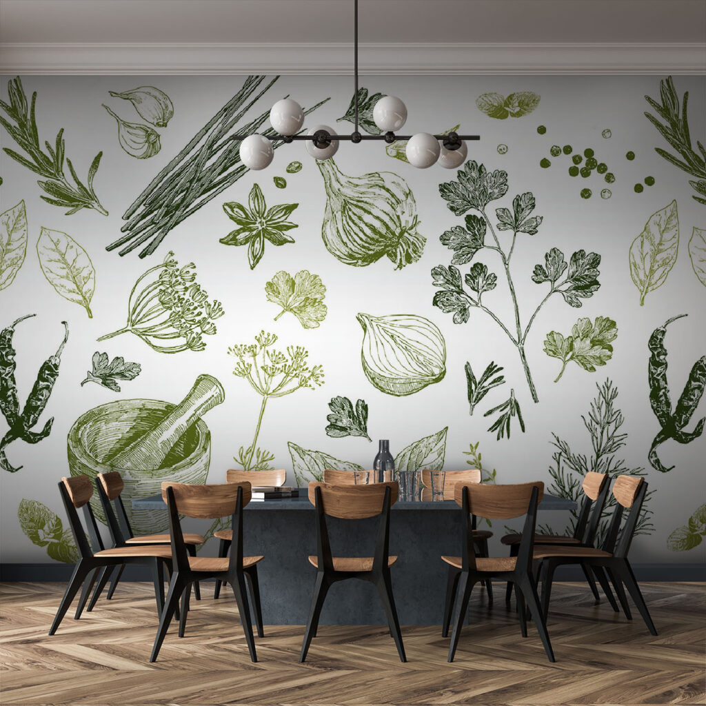 A collection of herbs and spices A collection of herbs and spices