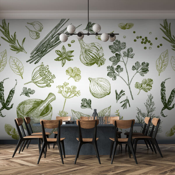 A collection of herbs and spices A collection of herbs and spices