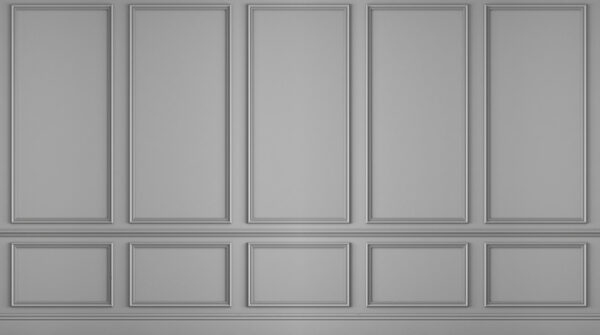 Una pared con paneles blancos Una pared con paneles blancos