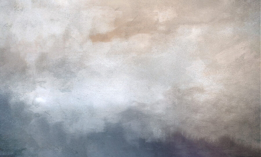 Cielo blanco y azul