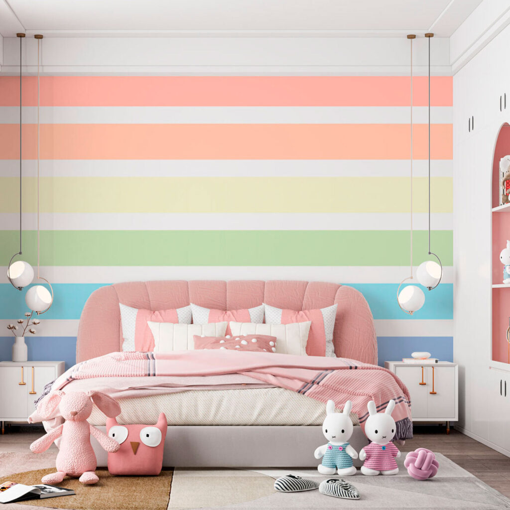 Group of colorful stripes