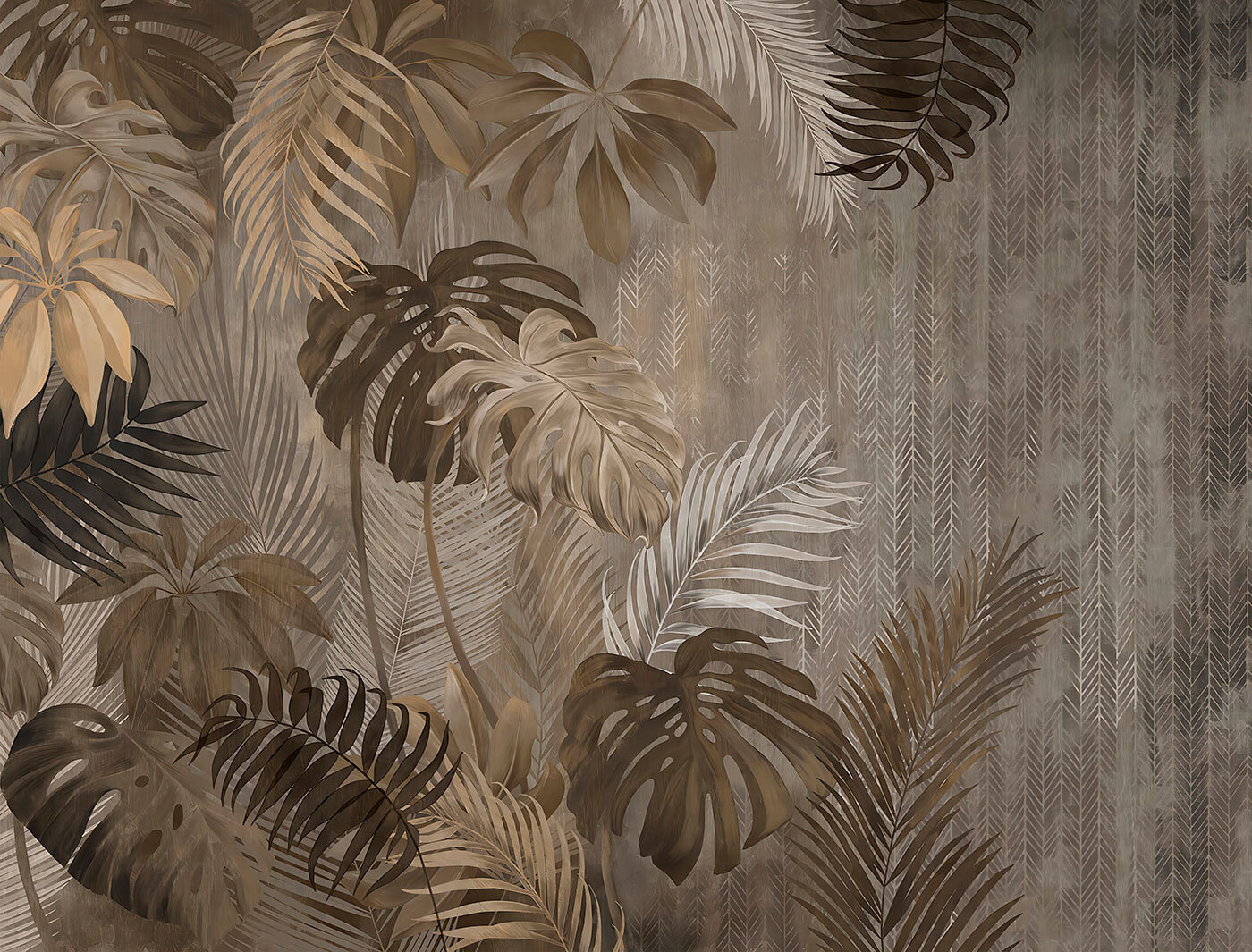 Wallpaper with leaves Wallpaper with leaves