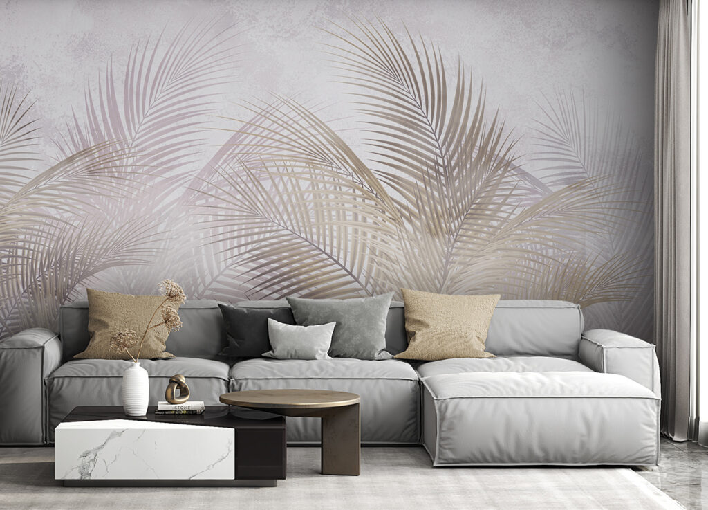 Group of palm leaves