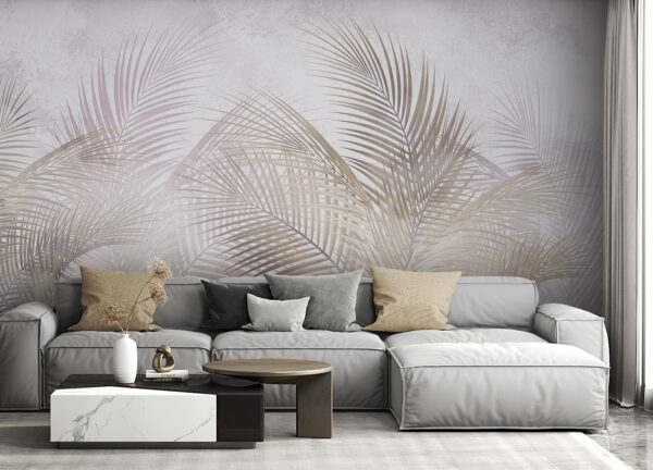 Group of palm leaves