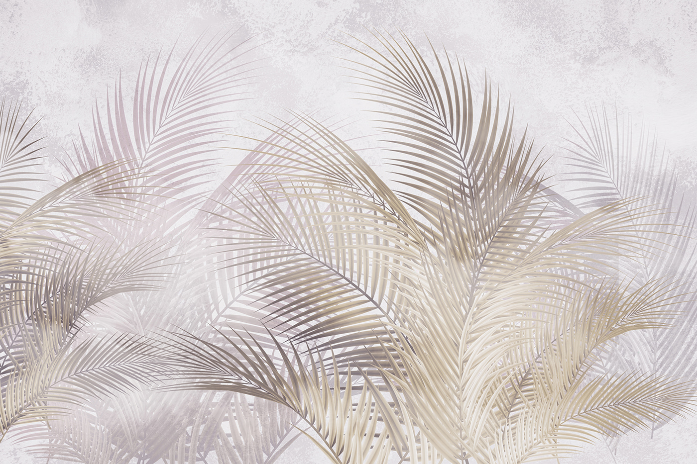 Group of palm leaves