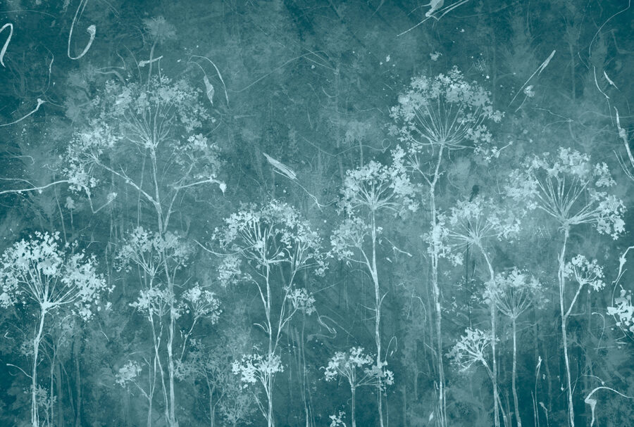 Diseño floral artístico sobre fondo texturizado