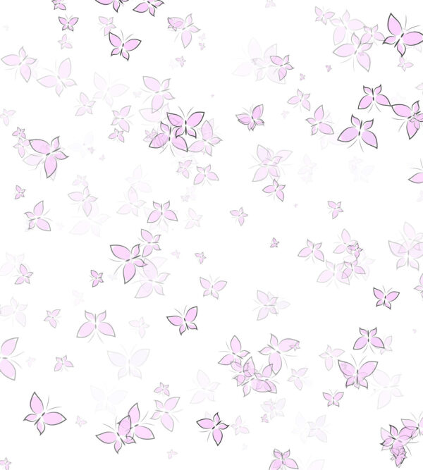 Grupo de mariposas sobre fondo blanco Grupo de mariposas sobre fondo blanco