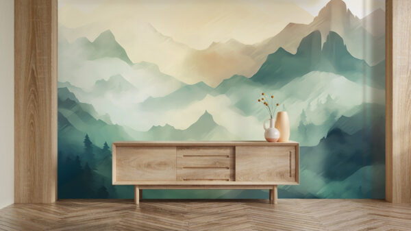 Pintura de una cordillera Pintura de una cordillera