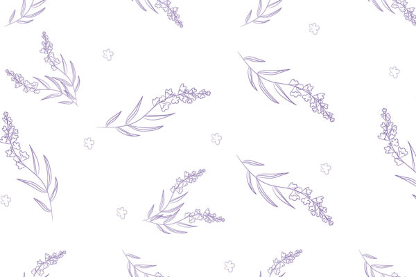 Patrón de flores moradas Patrón de flores moradas