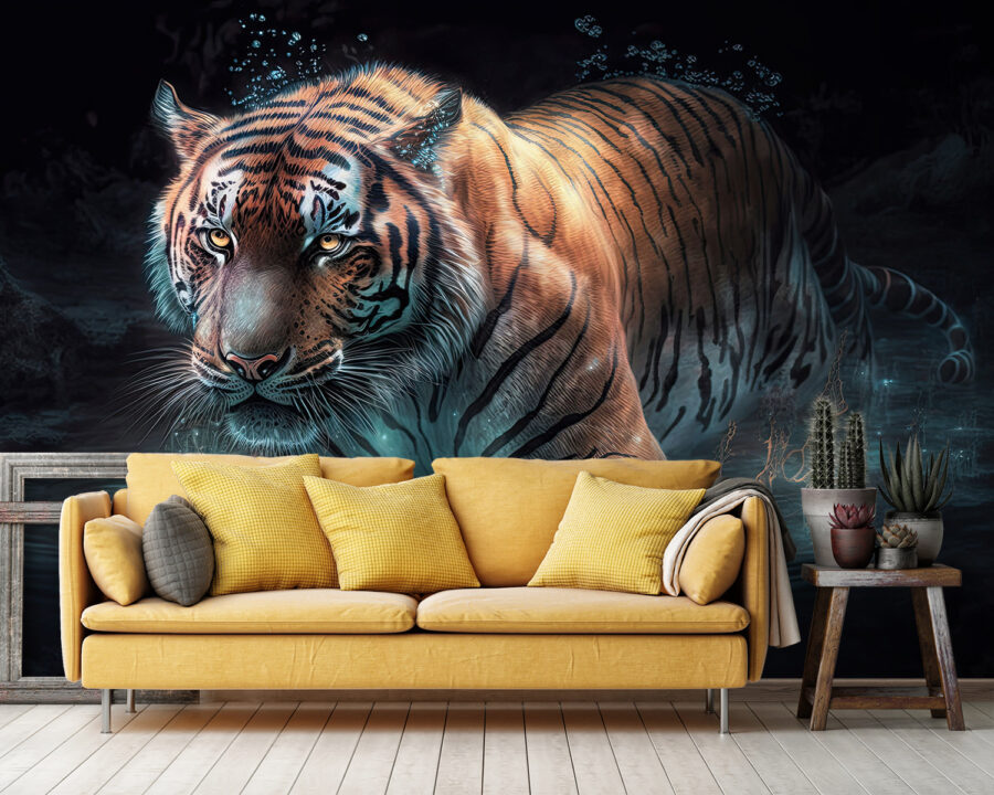 Tigre en el agua