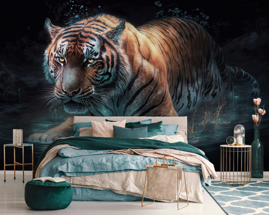 Tigre en el agua