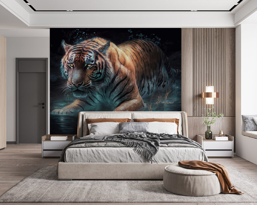 Tigre en el agua
