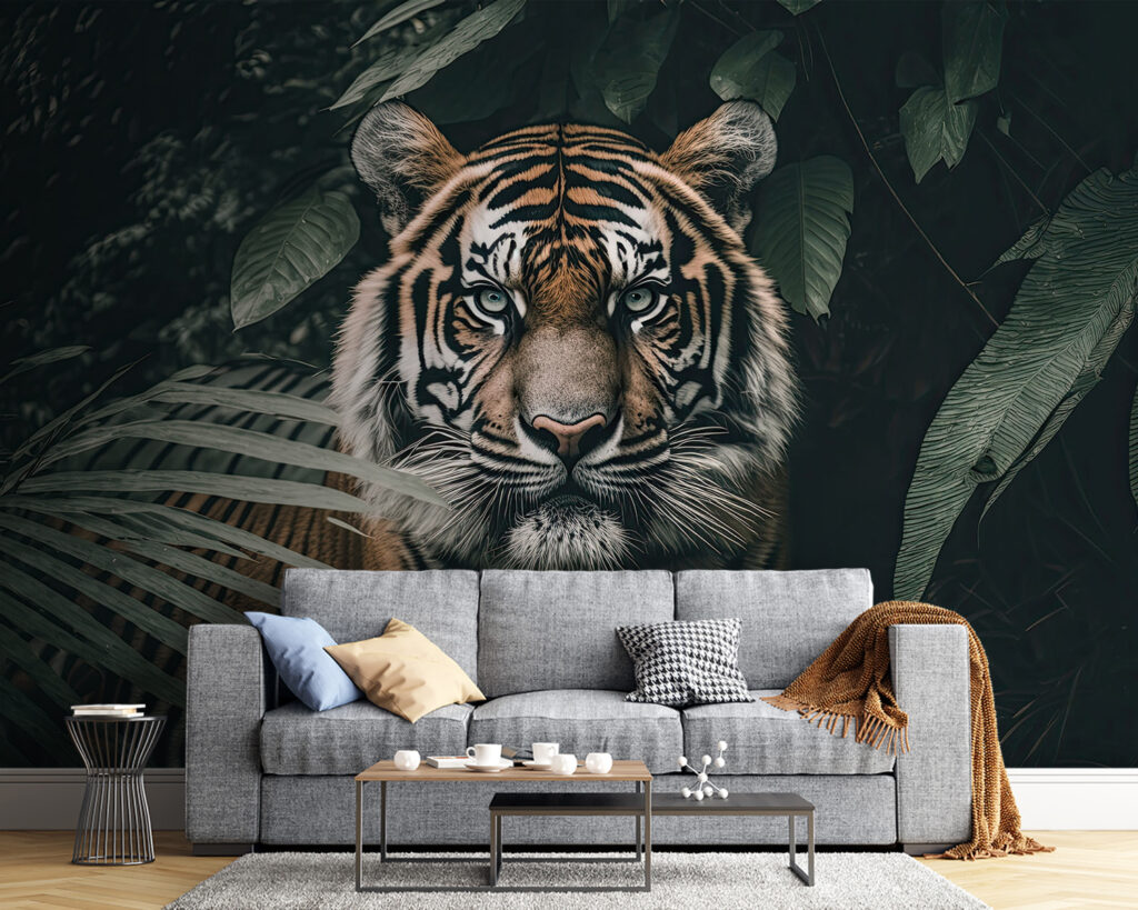 Tiger in the jungle