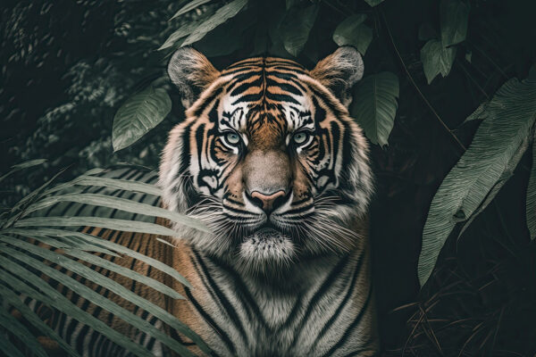 Tigre en la jungla Tigre en la jungla