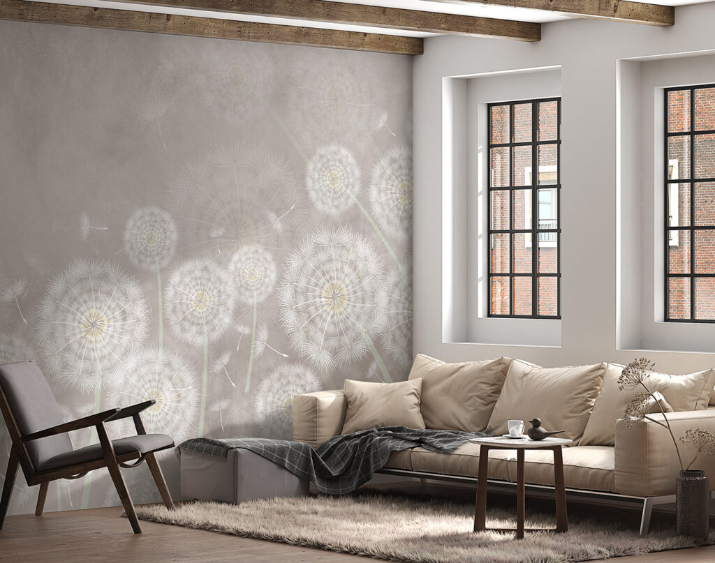 Group of dandelions