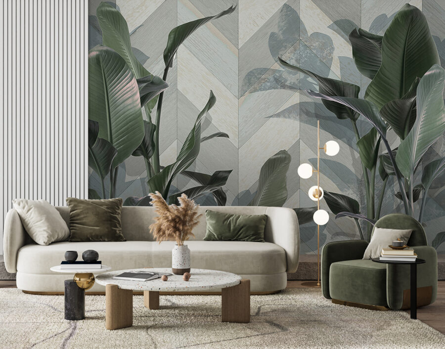Planta con hojas