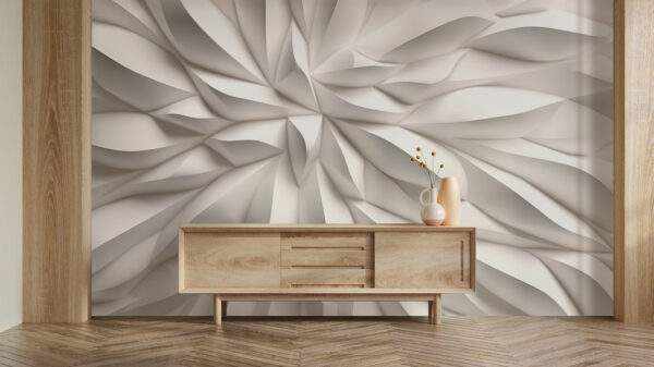 Superficie de textura blanca con líneas onduladas Superficie de textura blanca con líneas onduladas