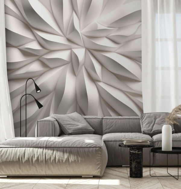 Superficie de textura blanca con líneas onduladas Superficie de textura blanca con líneas onduladas