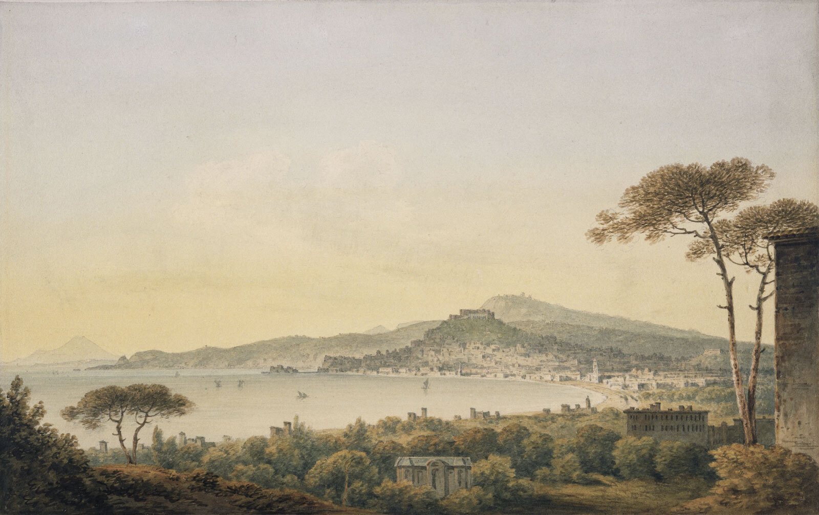 u95155p - Un paisaje con una ciudad y una masa de agua - tegory