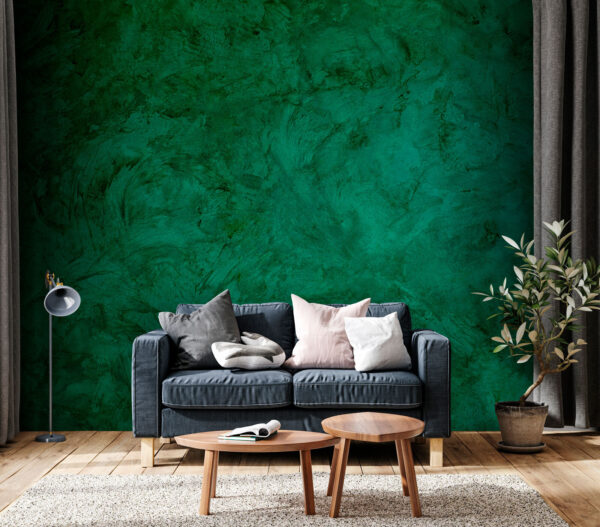 Pared verde con superficie rugosa Pared verde con superficie rugosa
