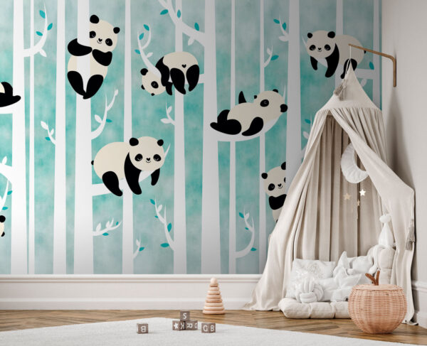 Pandas en un árbol Pandas en un árbol