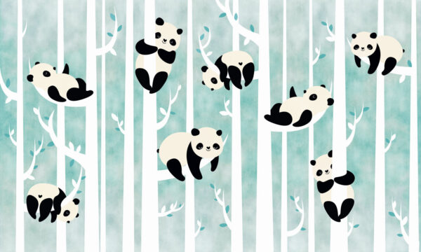 Pandas en un árbol Pandas en un árbol