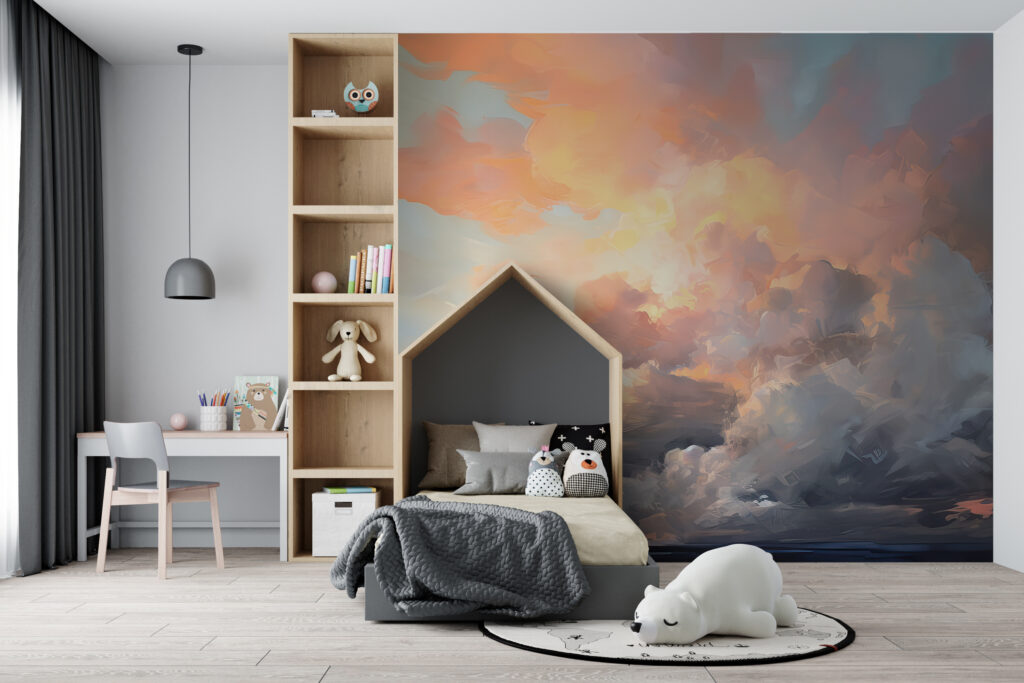 Colorful clouds in the sky