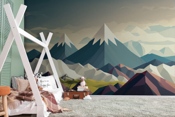 Fotomurales Fotomurales Cordillera con picos nevados (SKU: u94764)