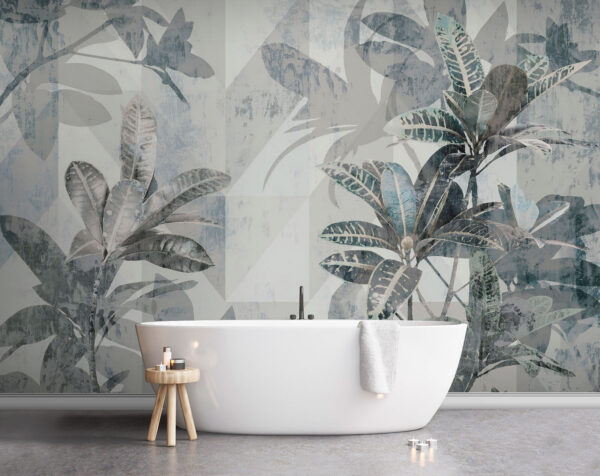 Fotomurales Fotomurales Elegante follaje en tonos apagados (SKU: u94626)