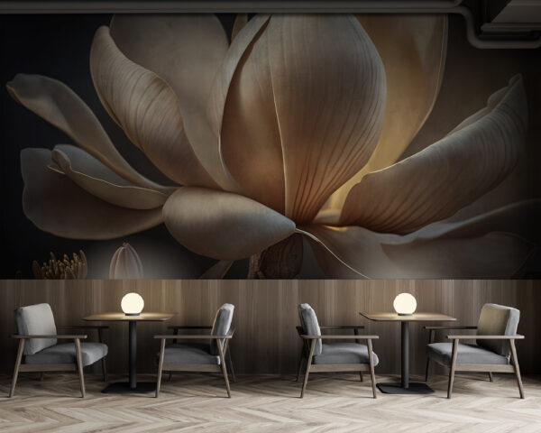 Magnífica magnolia bajo una luz suave. Magnífica magnolia bajo una luz suave.