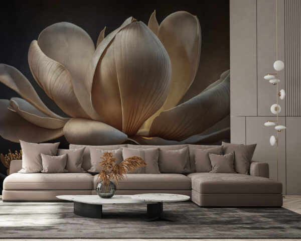 Magnífica magnolia bajo una luz suave. Magnífica magnolia bajo una luz suave.