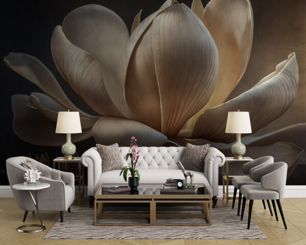 Magnífica magnolia bajo una luz suave. Magnífica magnolia bajo una luz suave.