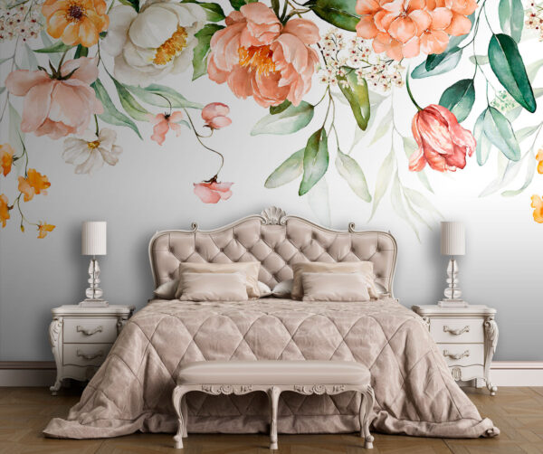 Fotomurales Fotomurales Flores en flor de colores suaves. (SKU: u94427)