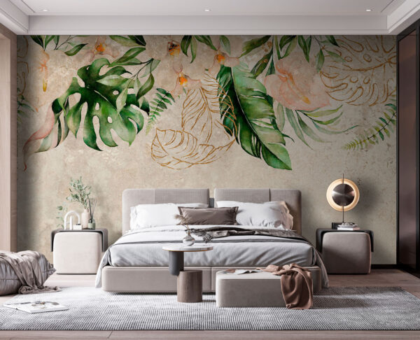 Elegante diseño botánico con tonos suaves Elegante diseño botánico con tonos suaves
