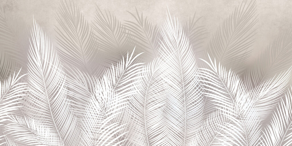 Plumas blancas sobre fondo gris Plumas blancas sobre fondo gris