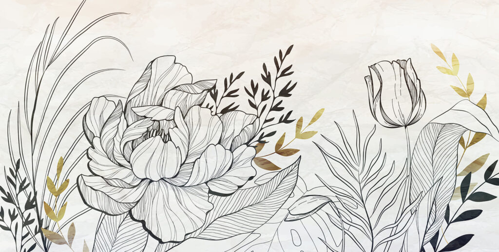 Dibujo de una flor Dibujo de una flor