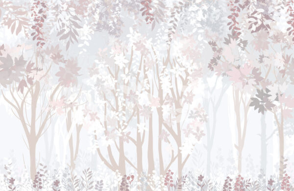 Estampado floral blanco y rosa Estampado floral blanco y rosa