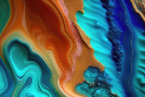 Hipnotizantes ondas de color y textura Hipnotizantes ondas de color y textura