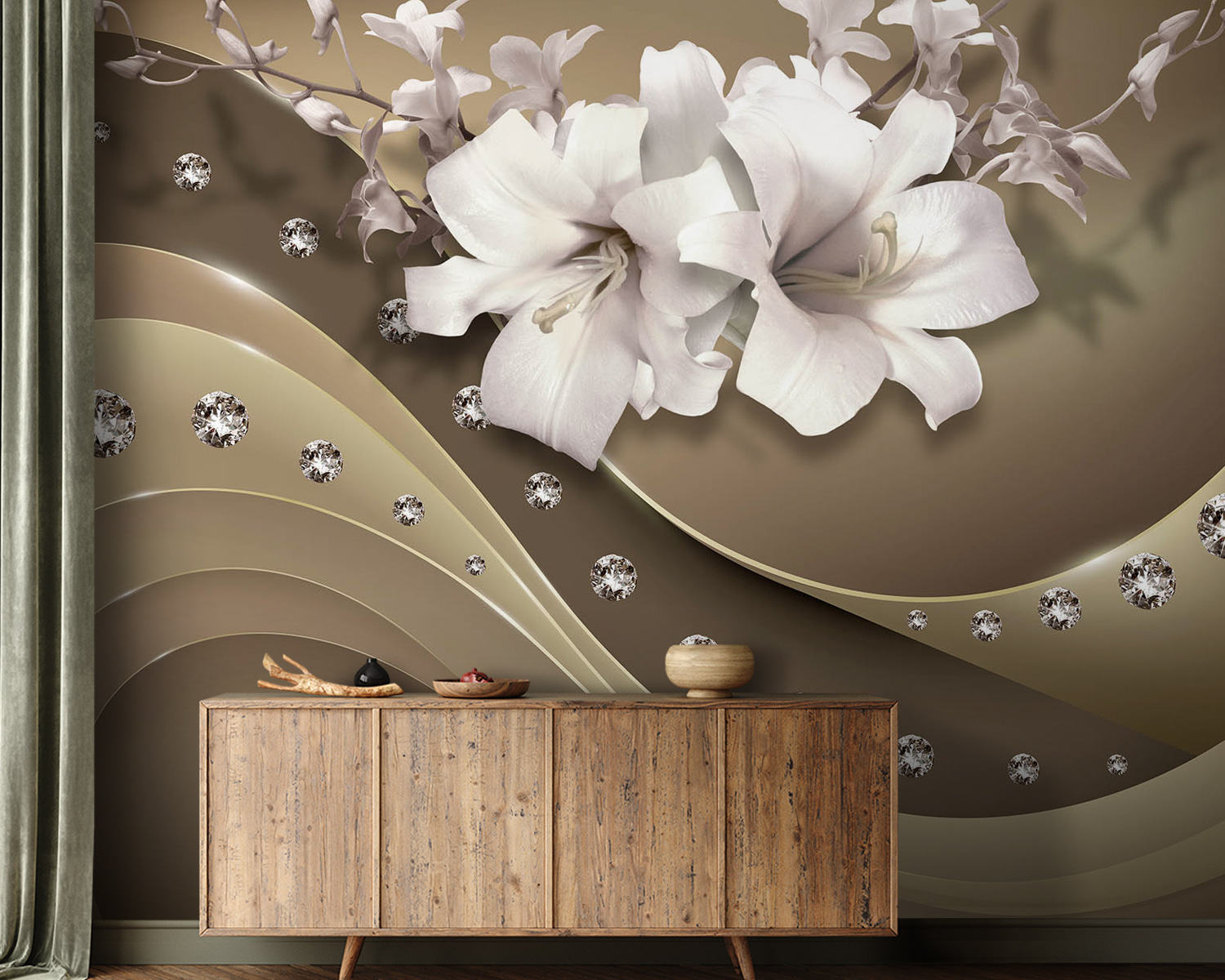 u94081pig21m - Elegantes flores con detalles brillantes - tegory