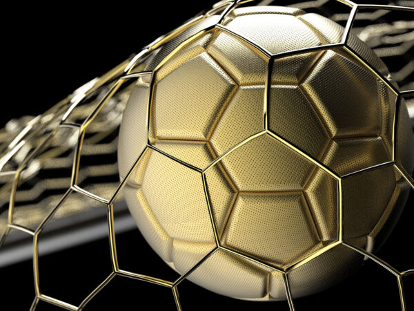 Balón de fútbol reluciente Balón de fútbol reluciente