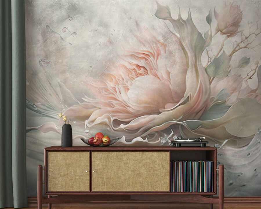 Pintura de una flor