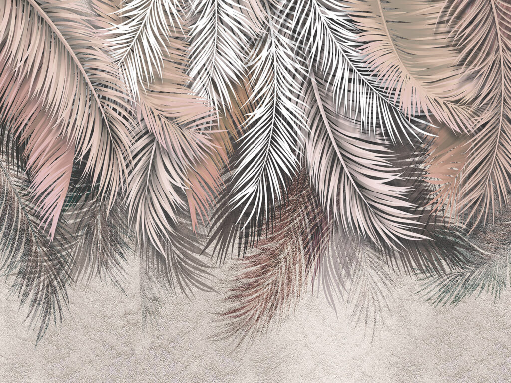 Grupo de hojas de palmera Grupo de hojas de palmera