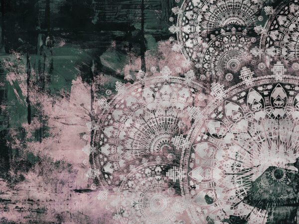 Intricate patterns in soft hues